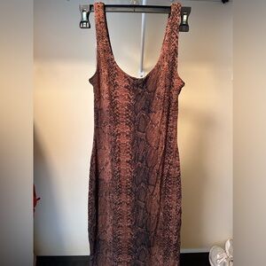 Bar III - animal print body on dress size xs